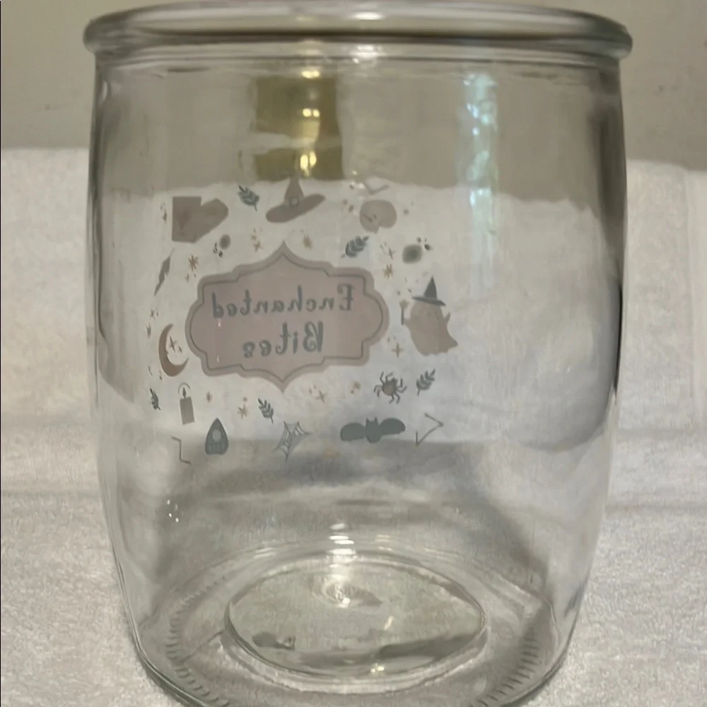 Enchanted Bites Halloween Glass Jar